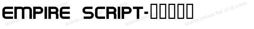 Empire Script字体转换